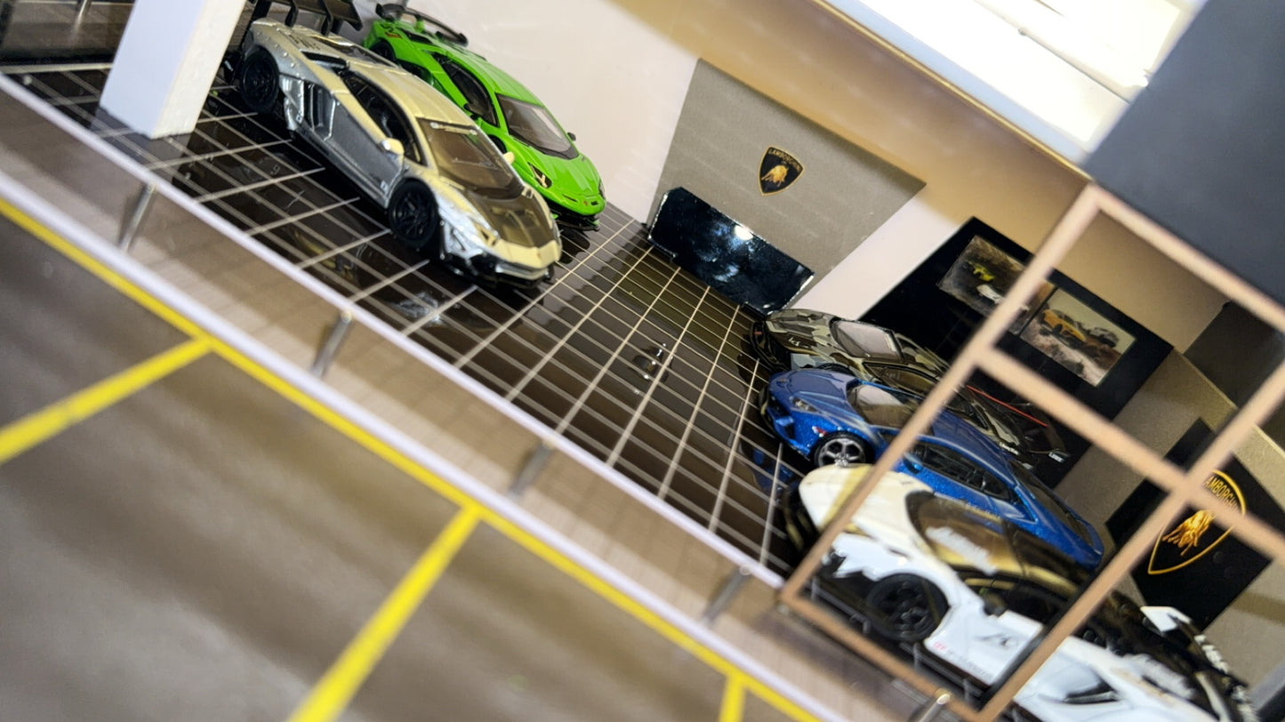 Lamborghini showroom 1/64 scale show piece